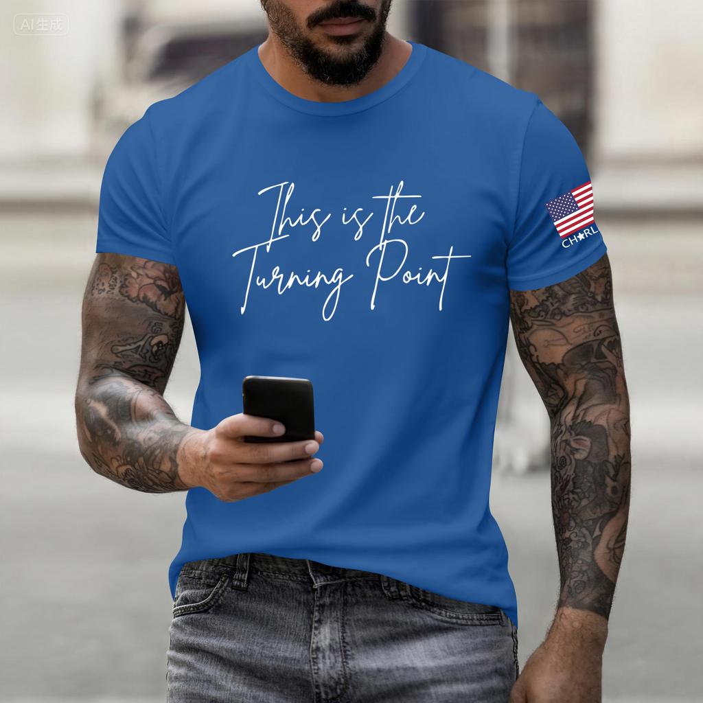 Модная одежда для работы с коротким рукавом и круглым вырезом, принтованные топы для мужчин, летние топы