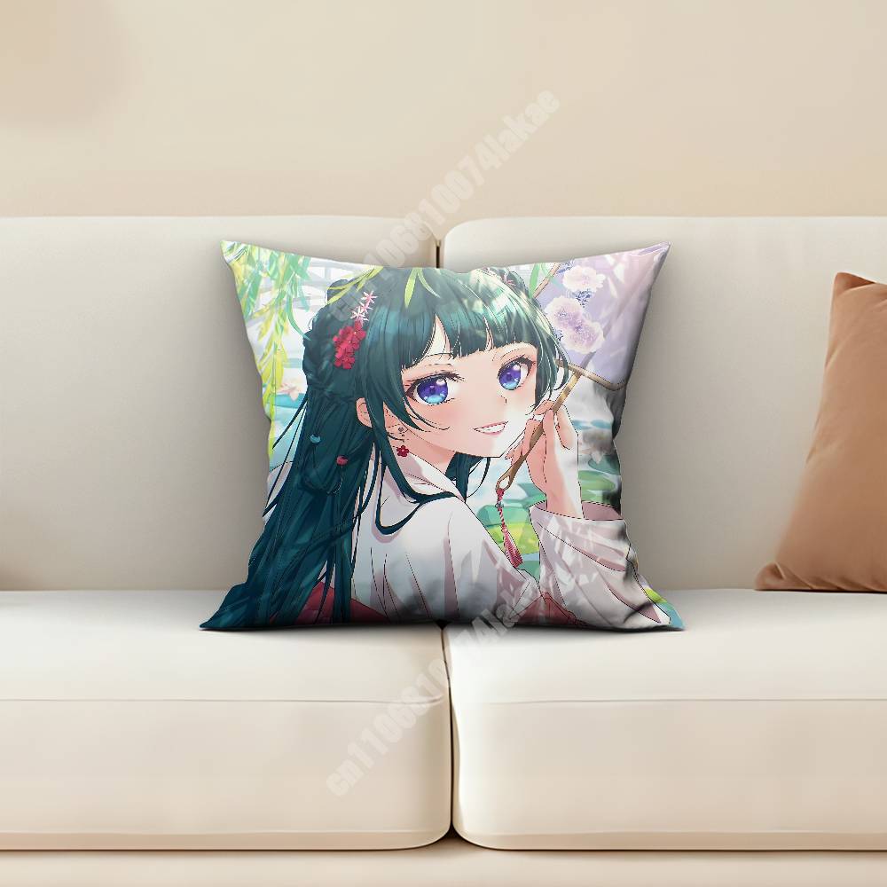 Maomao The AApothecary DDiaries Pillow Cover Cushion Case Sofa Couch Modern Apartment Decor Family Furnishing
