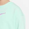 Nike Sweatshirt Little Daisy Print Casual Pullover Long Sleeve Kids Tops Foam-Mint-Green DM8210-379