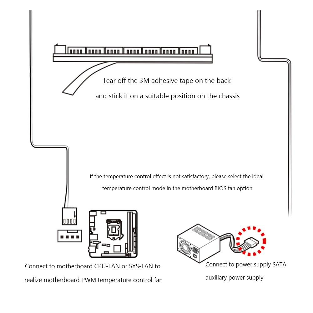 4 Pin PWM Cooler Fan Hub Splitter Adapter Socket Replacement PC Speed Controller Adapter PC 1 to 10 10Pin PWM Cooling Fan