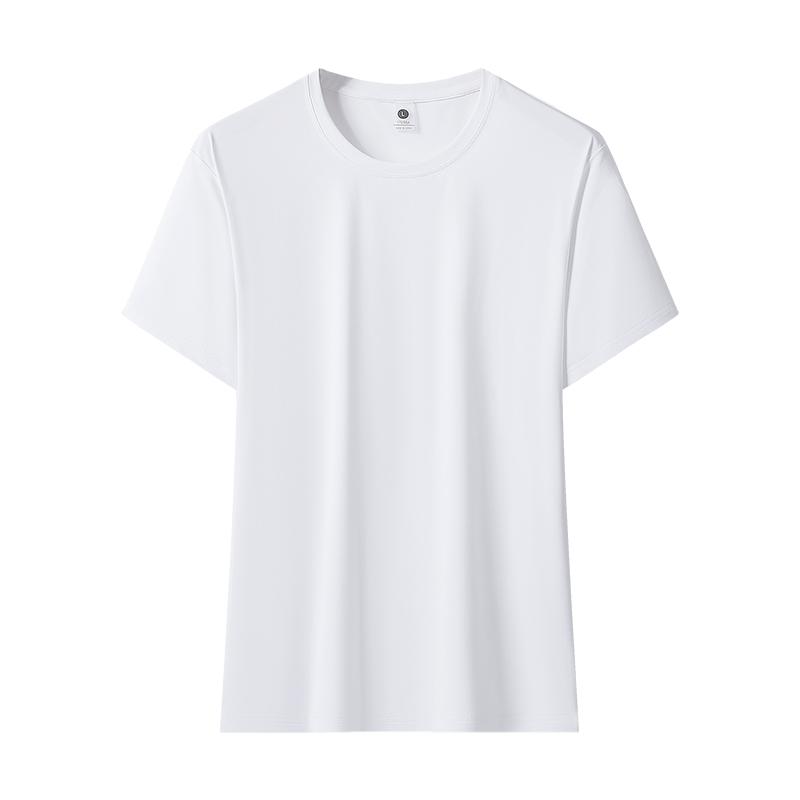 Summer Ice Silk Speed Drying Short Sleeve Women's Outdoor Leisure Sports Running Fitness T-shirt Elastic Loose Round Neck Top