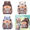 Capybara Themed Children Backpack Breathable Lightweight Cute Cartoon Schoolbag
