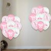 Pink Balloons White Dancing Ballerina Party Supplies Ballerina Decorations  Girl