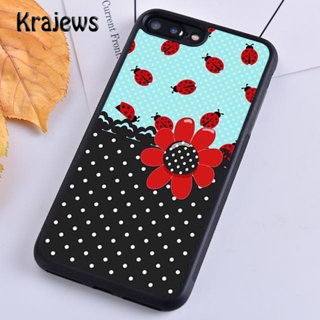 Krajews Marienkäfer Weiche Handyhülle Abdeckung Für iPhone 14 5 SE 6s 7 8 plus X XR XS 11 12 13 pro max Samsung Galaxy S21 S22 ultra