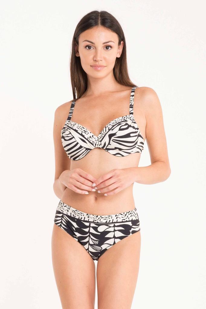 Swimsuit with a Soft Cup, David Slip Swimming Trunks (63541)