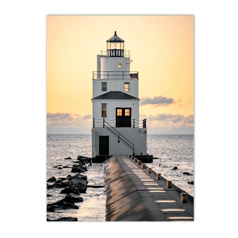 

Осенний солнечный свет пейзаж тростниковая ветряная мельница лодка озеро настенная живопись на холсте плакат на скандинавскую тему и печать фотографий Декор в гостиную 21x30cm No Framed