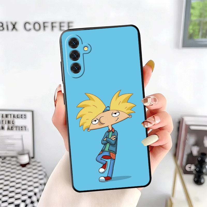Cartoon Hey Arnold Helga Weiche Handyhülle für Samsung A17 A37 A57 A16 A26 A36 A56 A15 A25 A35 A55 A14 A24 A34 A54 A13 A23 A33 A53
