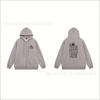 Mens Oversized Zip-Up Hooded Sweatshirt Casual Streetwear Cotton Pullover Fall