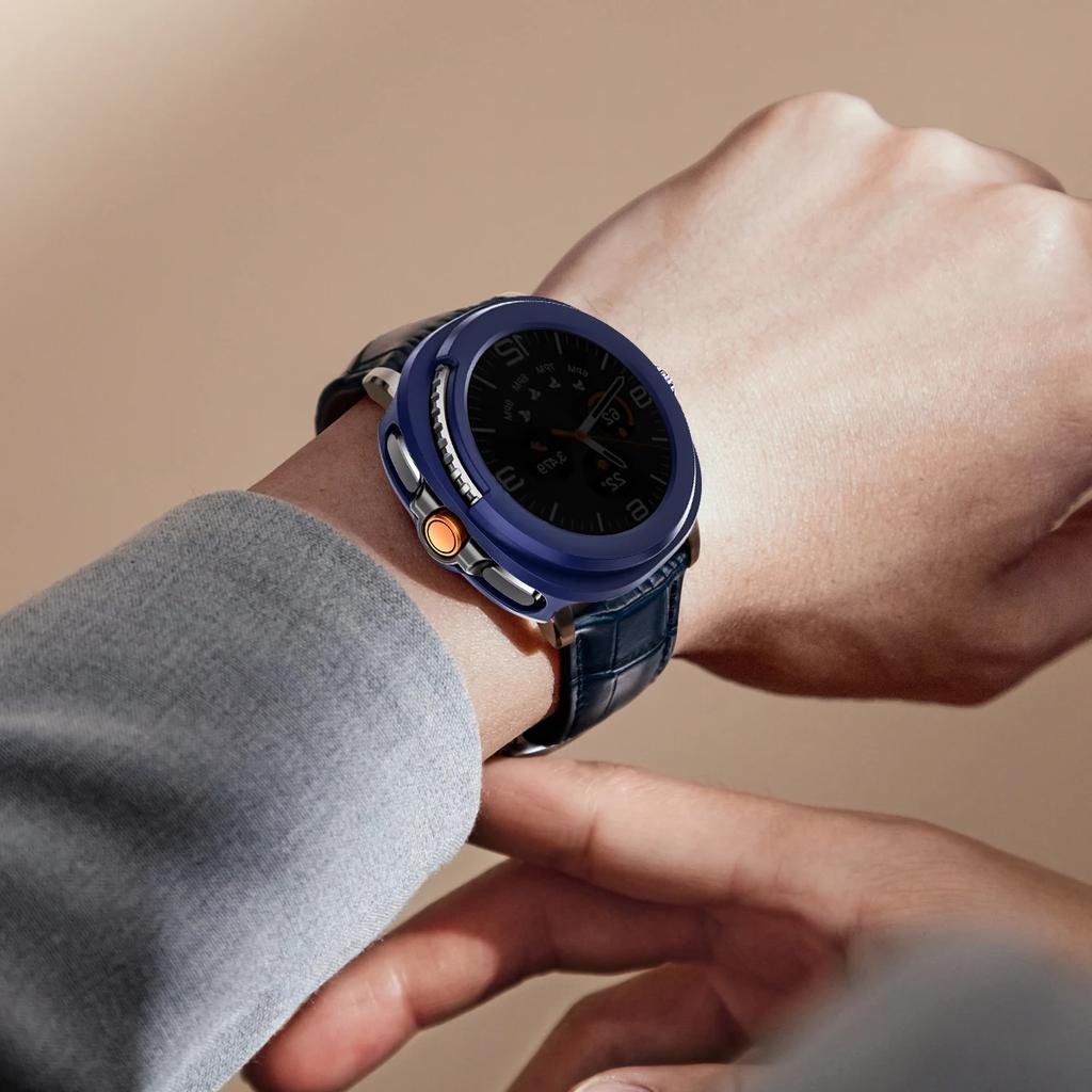 PC-fodral+Glas Sekretessfilm Fodral För Samsung Galaxy watch 8 Classic Tillbehör Skärmskydd Stötfångare Skyddande Hölje Klocka 8