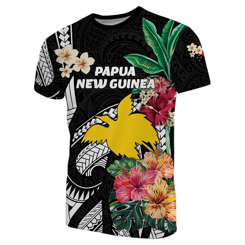 Papua Guinea T-shirt For Men Summer Casual 3D Printed Polynesia T Shirts Crew Neck Short Sleeves Tops Street Loose Tees