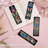 8Pcs Colored Patterns DIY Diamond Art Bookmark Diamond Painting Art Bookmarks for DIY Making Beginners Adult Art Craft Supplies