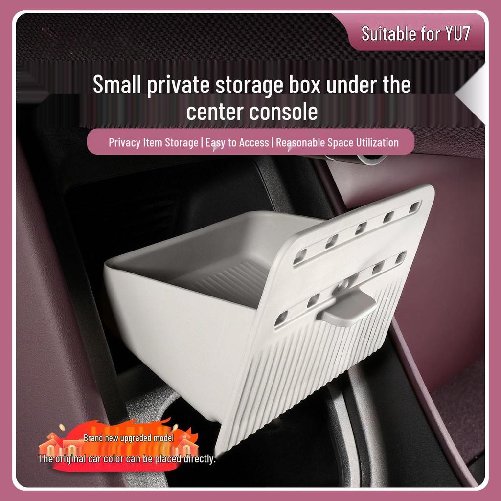 Privacy-Protecting Hidden Storage Box for Xiaomi YU7 Console, Ideal for Car Accessories