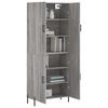 Buffet Cinza Sonoma 69,5 x 34 x 180 cm Aglomerado