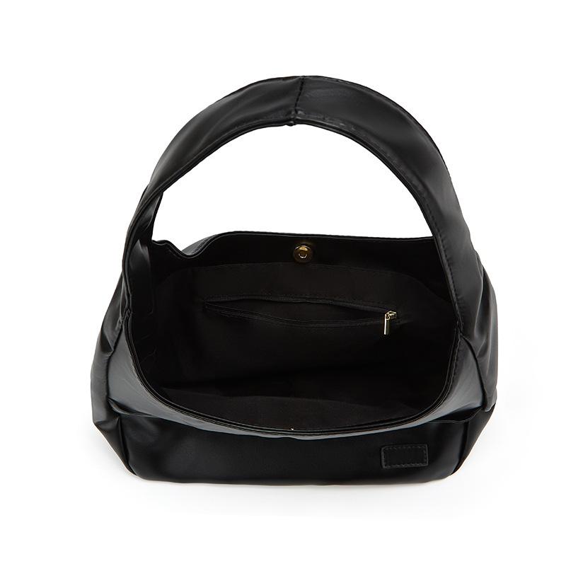 Large-capacity Soft Leather Bucket Bag Commuter Tote Bag Single-shoulder Crossbody Bag