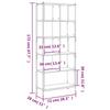 VidaXL Bibliothèque chêne fumé 72x28x172 cm bois d'ingénierie 3213654