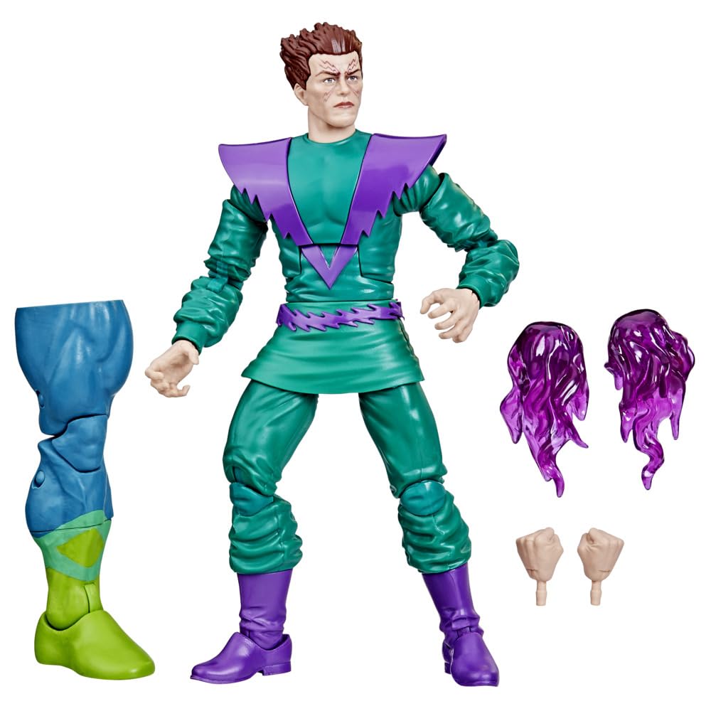 Marvel Legends Series: Molecule Man Classic Comics Collectible 6-Inch Action Figure for Ages 4 and Up