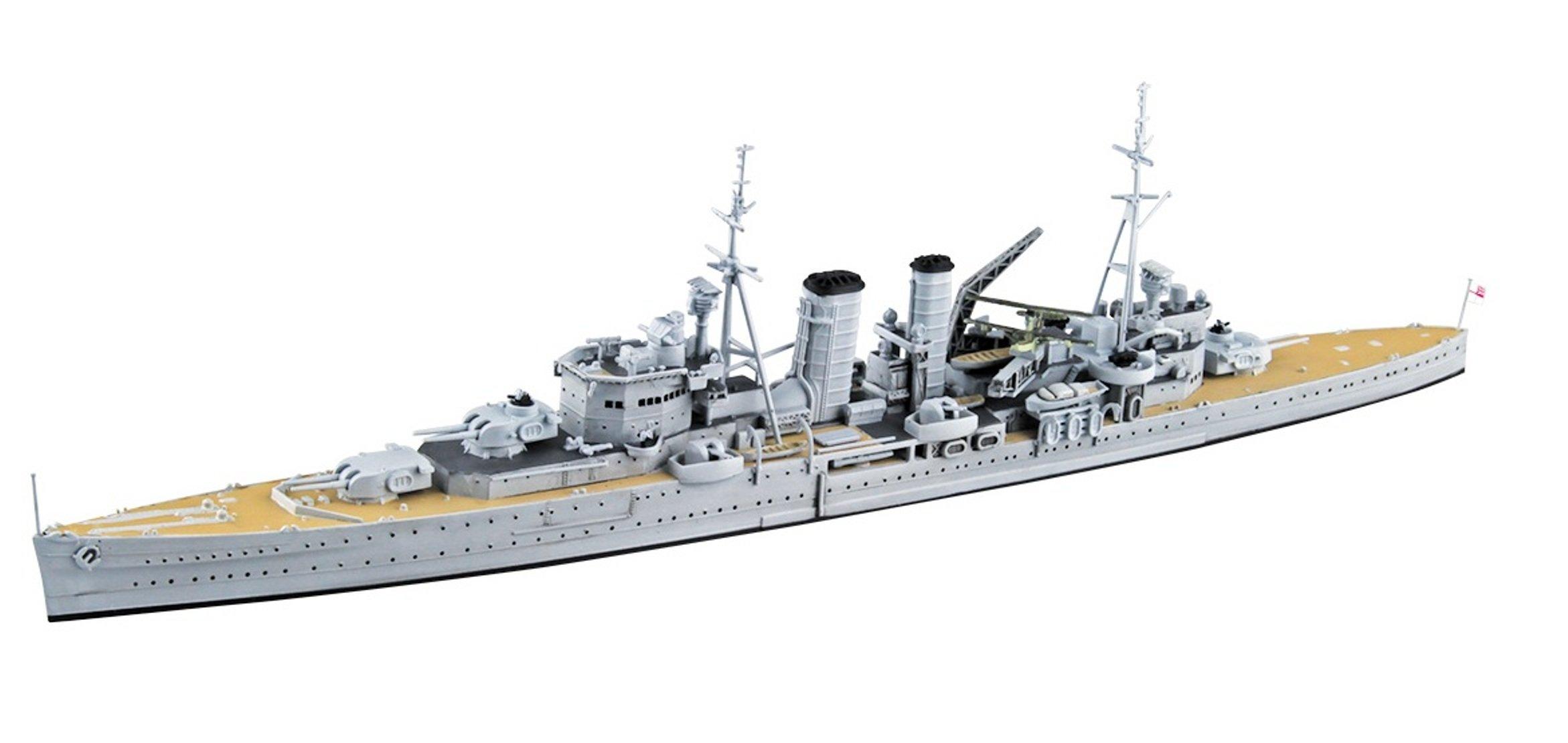 

Aoshima Bunka Kyozai Waterline Series British Heavy Cruiser HMS Exeter of the Java Plastic Model Kit 1/700 (Battle Sea)