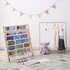 Multi-Layer Children Bookshelf Solid Wood Book Case Household Book Storage Rack  For Kids Storage