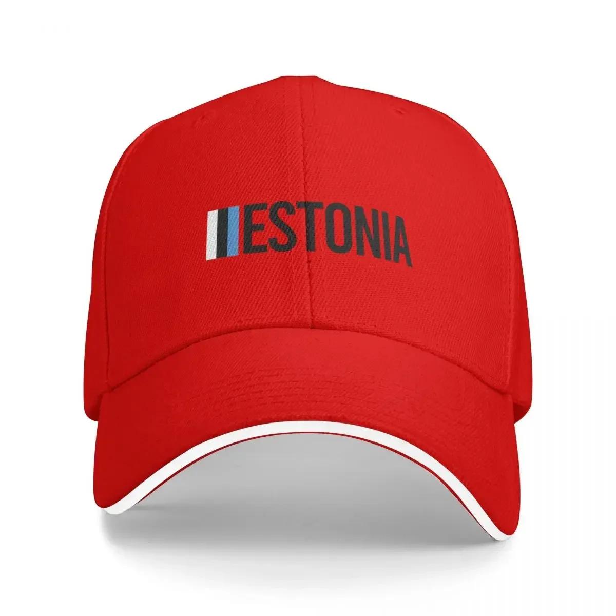 Estonia Minimal Design collection Baseball Cap derby hat hiking hat Unisexs Hats Womens