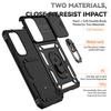 For Samsung Galaxy S25 FE Case PC + TPU Phone Cover with Lens Protection Kickstand