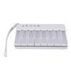 Keyboard Piano Toy Multifunctional Pocket Sized Piano Music Toy with 7 Color Lights Multiple Play Methods for Present