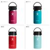 Flex Sip Wide Mouth Coffee Stainless Steel 12oz Insulated Japanese Bottle, (354ml), Indigo, (Official Product)