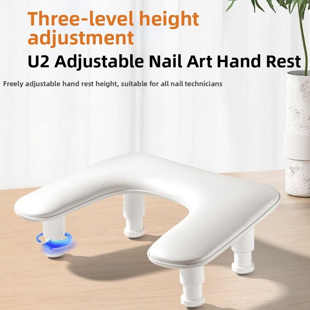 Ergonomic Nail Arm Rest Cushion Rotating Lifting Nail Art Hand Cushion Soft Nail Pillow  Nail Salon
