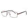 Full Rim Rectangle Brown Smartbuy Collection Ivy 659b Fashion Unisex Eyeglasses