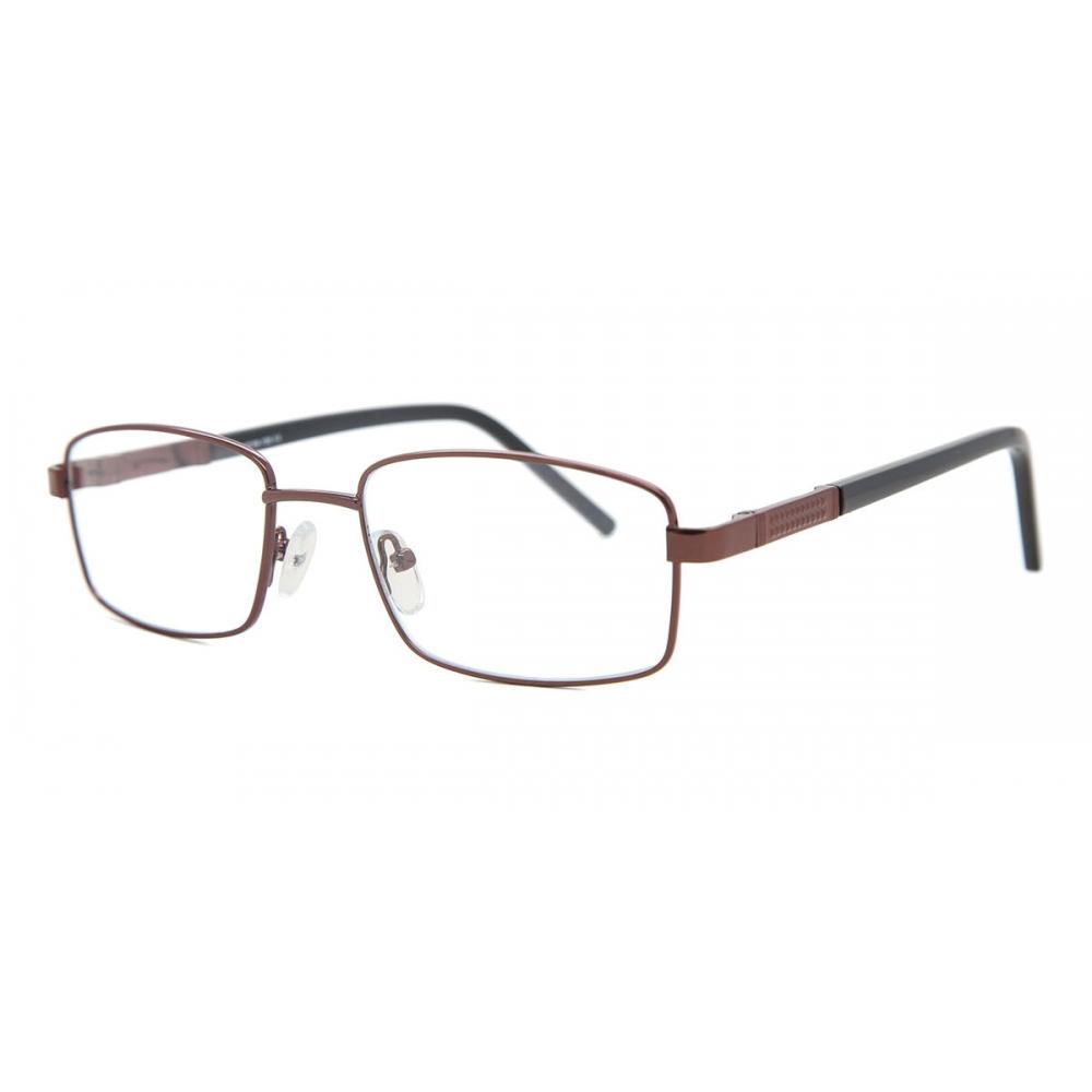 Full Rim Rectangle Brown Smartbuy Collection Ivy 659b Fashion Unisex Eyeglasses
