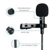1.5M Mini Portable Lavalier Microphone Condenser Clip-On Lapel Mic Wired Usb 3.5Mm Type C Microphone For Laptop Pc Camera