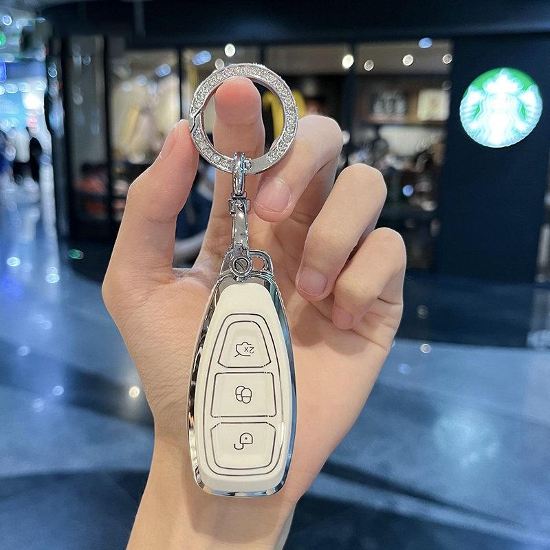 

Tpu Car Key Case Cover For Ford Focus 3 4 St Mondeo Mk3 Mk4 Fiesta Fusion Kuga Ecosport Protect Fob Accessories