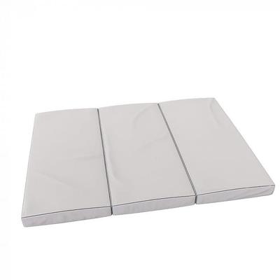 Tapete de ginástica Comet 150x100x3 três peças - cinza