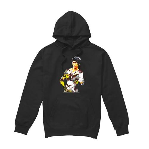Bruce Lee Unisex Adult Body Of Action Hoodie