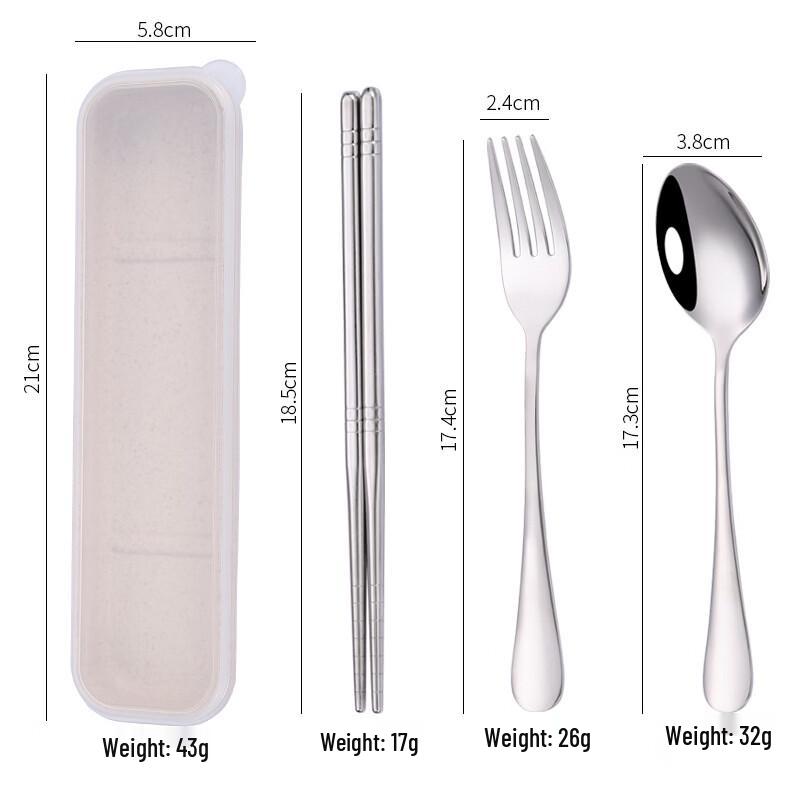 Portable Stainless Steel Cutlery Set