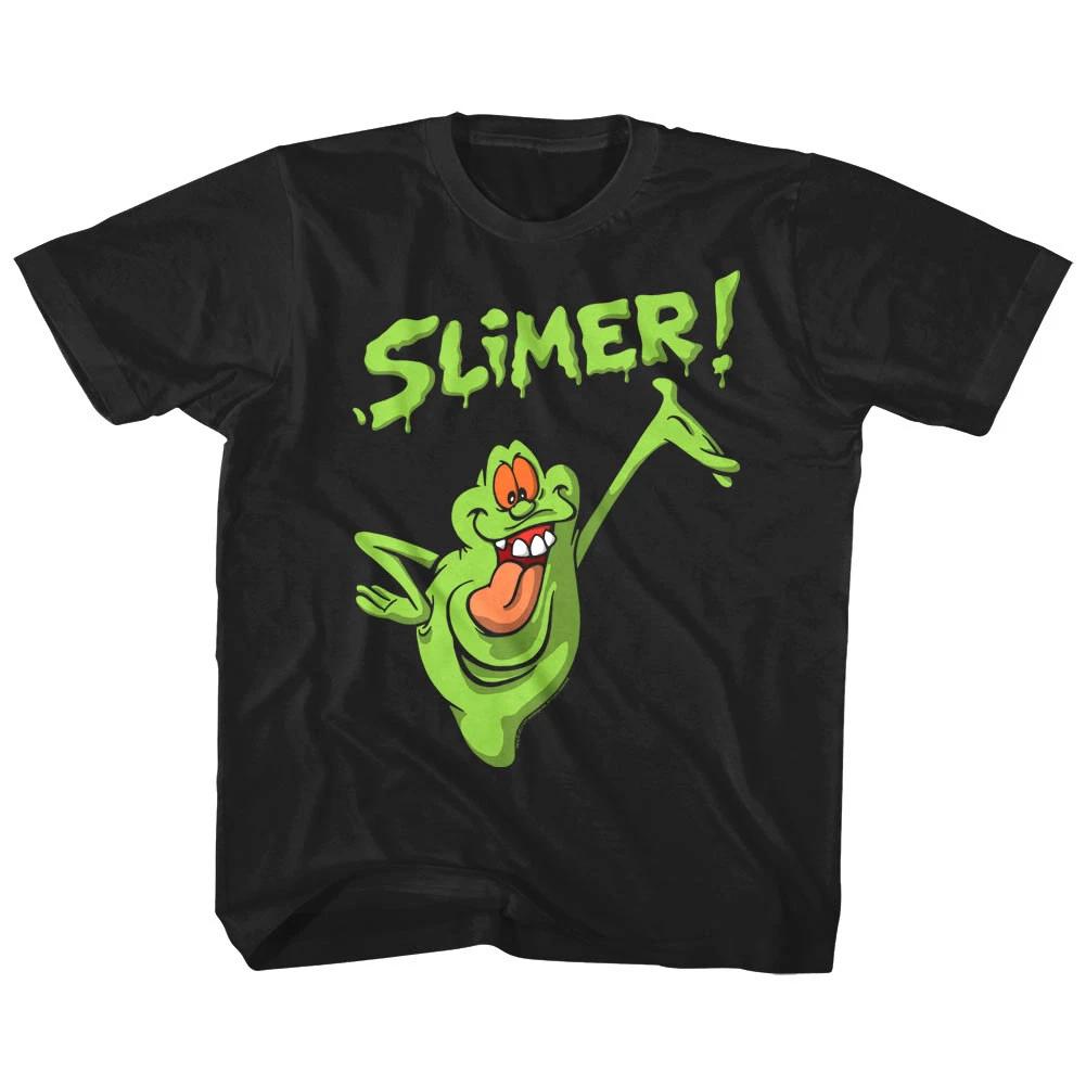 Ghostbusters Kids T Shirt Happy Slimer Ghost TV Cartoon Toddler Boy Girl Youth S