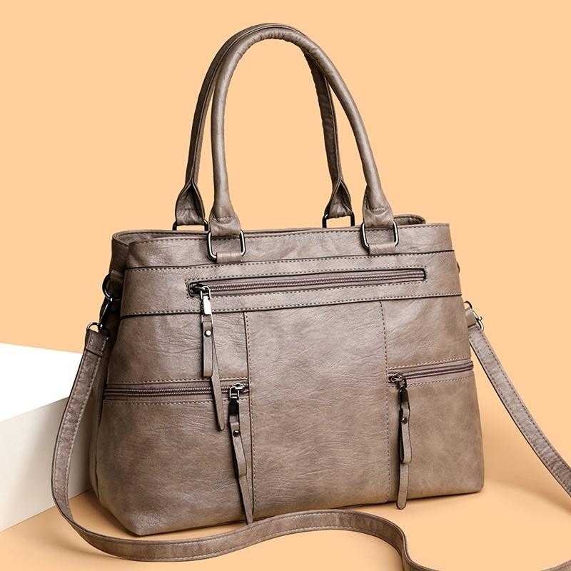 Mom Bag, Retro Handbag, Tote Bag, Simple and Fashionable, Internet Famous Single Shoulder Crossbody Bag