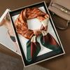H Women's Silk Square Scarf: Decorative, Sunscreen, Korean Style