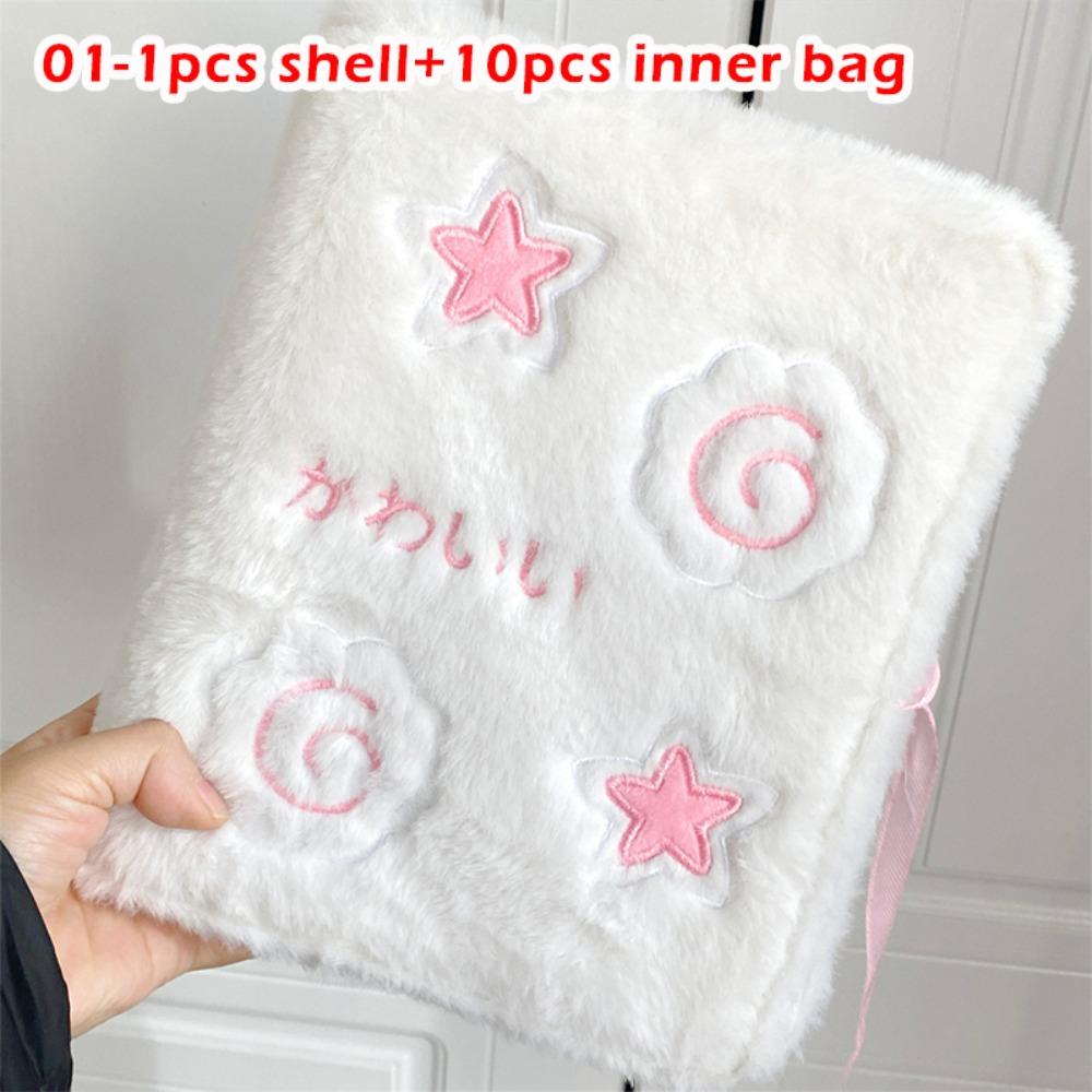 Creative Binder Photo Album A5 Star Pattern Photocard Collection Books Loose-leaf Photocard Holder Gift