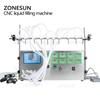 ZONESUN ZS-YTDP10 Electric Digital Control Diaphragm Pump Liquid Filling Machine 3-4000ml For Liquid Perfume Water Juice Essential Oil With 10 Heads