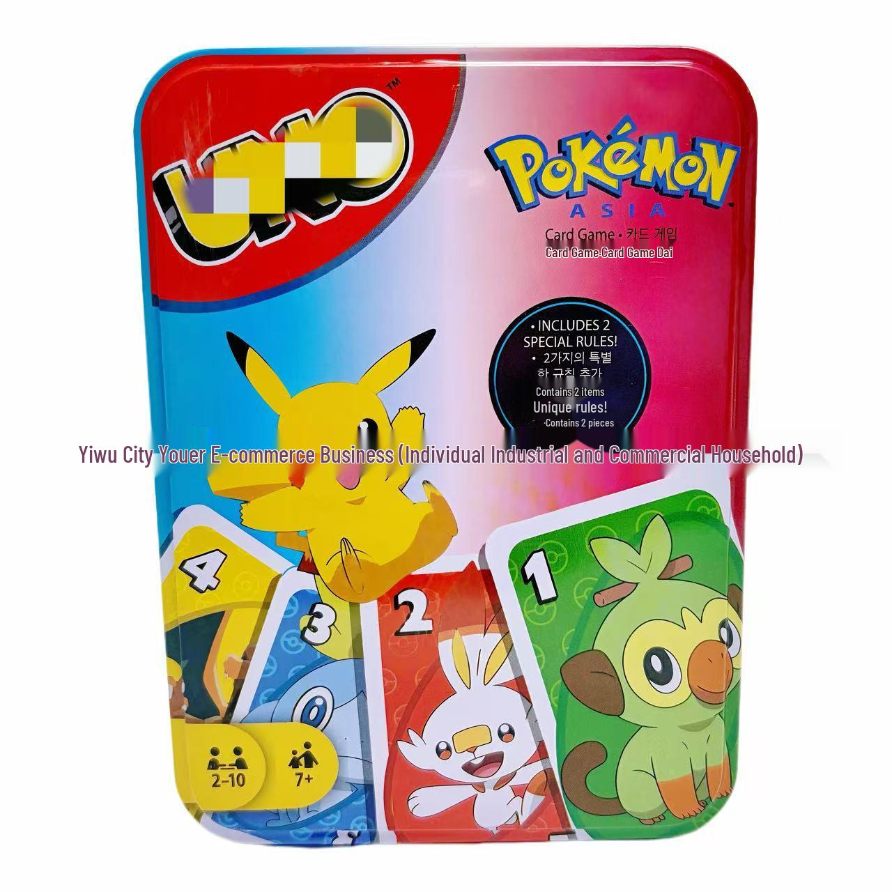UNO Tin Box: Family Board Game & Educational Playing Cards for Kids
