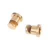 1 5Pcs Brass Windproof High Pressure Fan Nozzle 150 Degree Wide Angle Spray for Home Garden Use