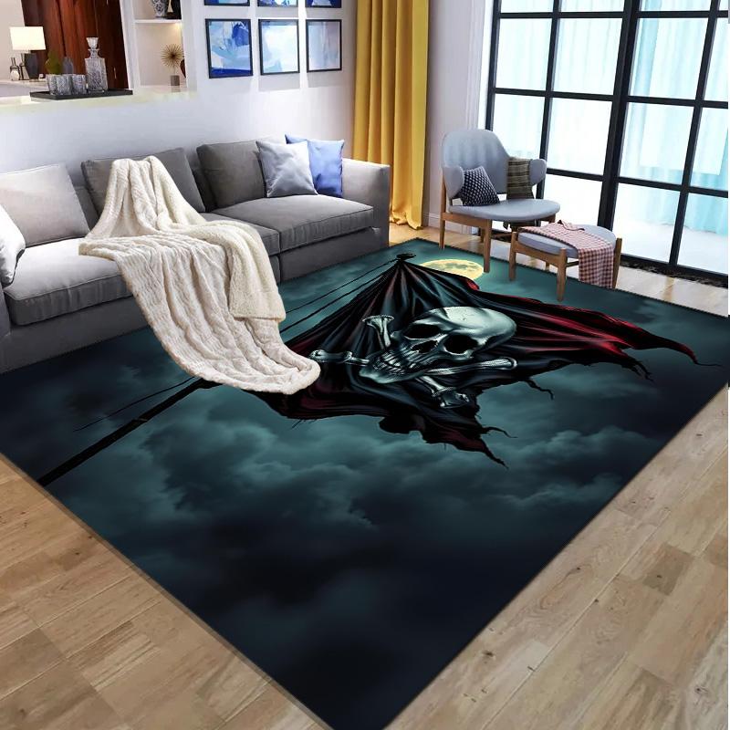 Captain Jack Sparrow Pattern Rug, Indoor/Outdoor Mat, for Picnic, Gameroom, Bedroom, Office, Living Room, Home Decor Carpet, Birthday Gift