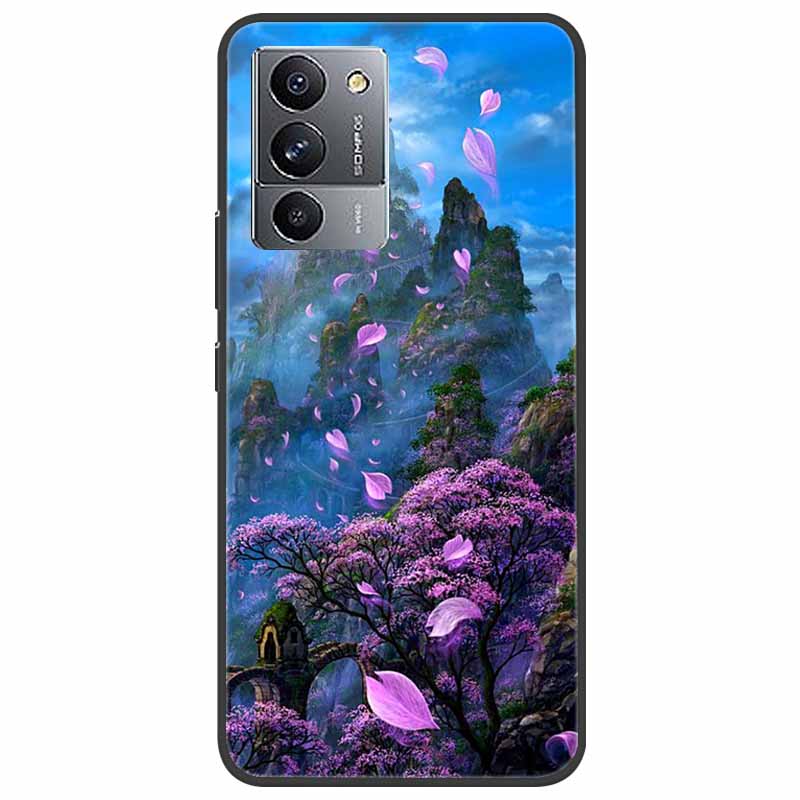 For Lenovo Legion Y70 Case Marble Soft Silicone Phone Cover for Lenovo Legion Y70 Back Cover Y 70 5G 6.67" Coque Fundas