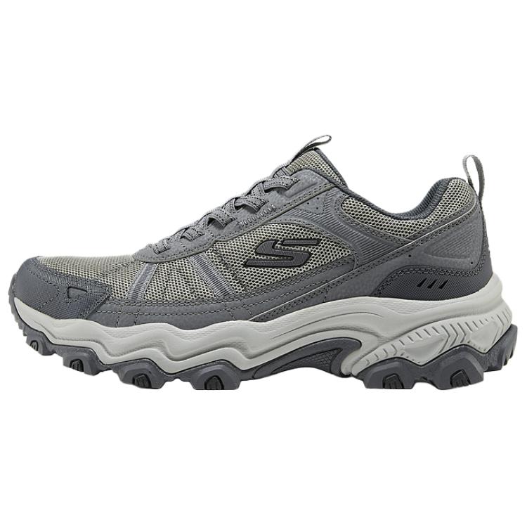 Skechers Outdoor Men Gray Outdoor Shoes Comfortable Wear Resistant Breathable Supportive Rebound 237866C-GRY 39