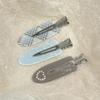 3Pcs Grid Patterned Heart-Shaped  Hair Clip With No Trace On The Side Women'S Bangs Duckbill Headwear Y2K Gift