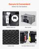 65L Motorrad Topcase Universelle Motorrad Heckbox mit Lederfutter
