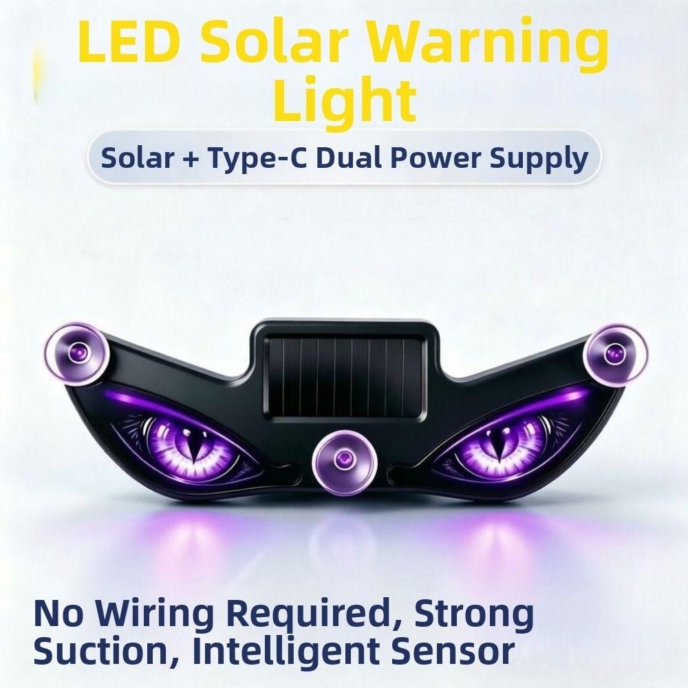 Wireless LED Car Light Suction Cup Car Atmosphere Light New Car Warning Light