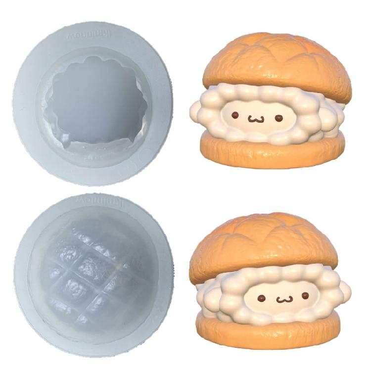 Pineapples Buns Squeeze Toy Silicone Molds DIY Sheep Squeeze Toy Castings Molds