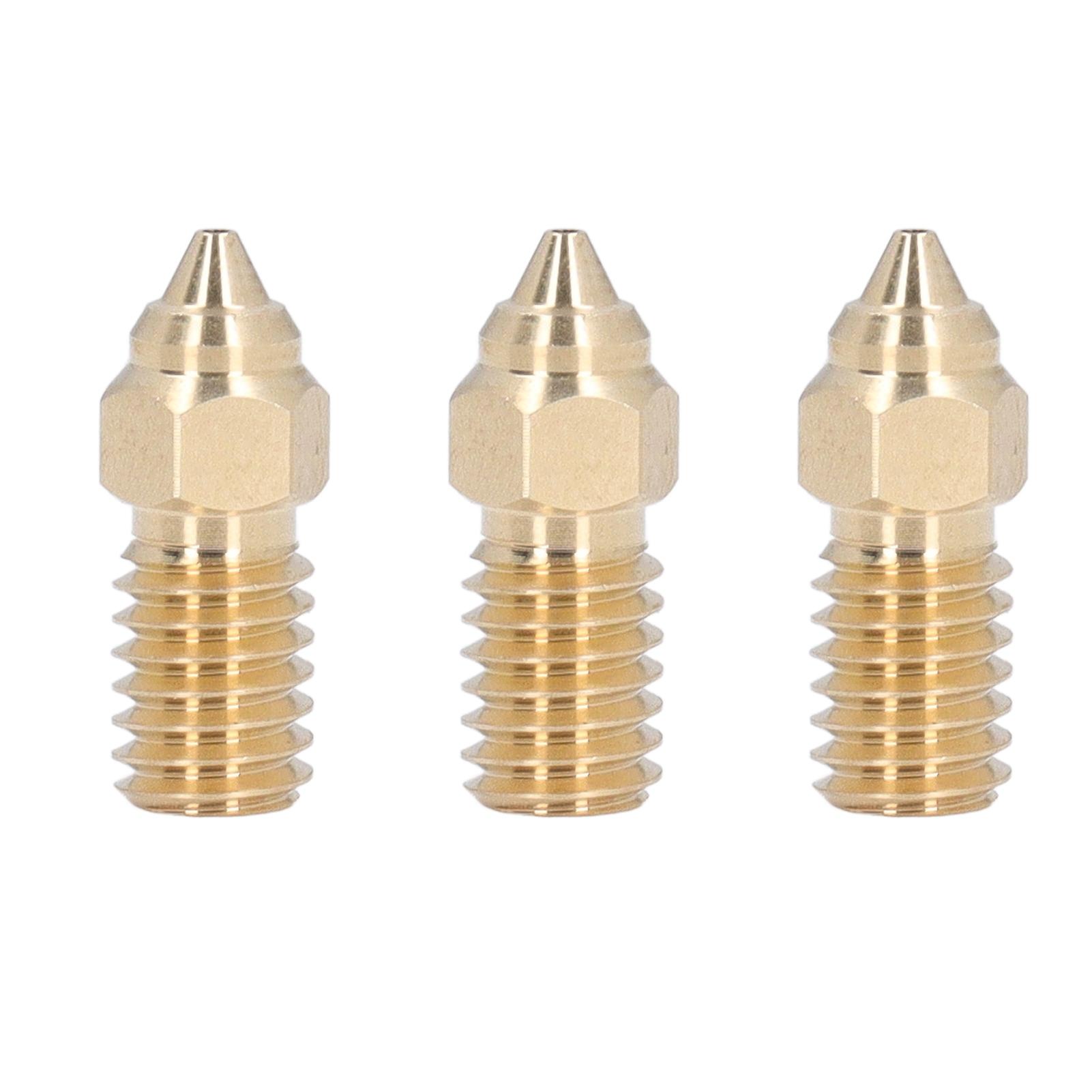 

3PCS 3D Printer Extruder Nozzle M6 Brass High Speed Print Extruder Nozzle для Ender 3 V3 SE 1.75/0.8mm
