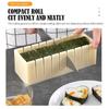 Sushi-Herstellungs-Set für Anfänger Kompletter Satz mit Sushi-Formen in verschiedenen Formen & Sushi-Messer Lebensmittelqualität für Zuhause DIY Sushi-Werkzeuge